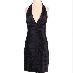 BCBGMAXAZRIA halter cocktail dress - size 6